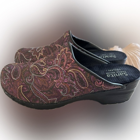 Sanita Women's Vegan Cosmic Clog Fuchsia Textile Size 38/7.5 - Picture 16 of 16